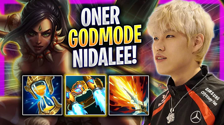 ONER LITERALLY GOD MODE WITH NIDALEE! - T1 Oner Plays Nidalee JUNGLE vs Lee Sin! | Season 2024