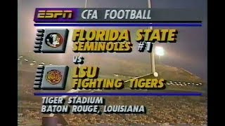 1991 #1 Florida State @ LSU No Huddle