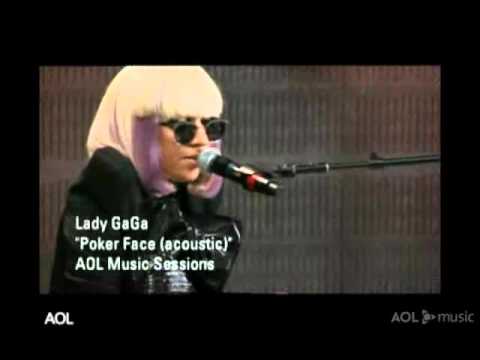 Chords poker face acoustic version