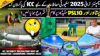 Inclusion Of Peshawar Cricket Stadium in PSL10 ICC Security Delegation visit of PAK Champions Trophy