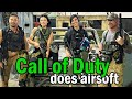Call of duty operators play airsoft against each other ghost mara iskra