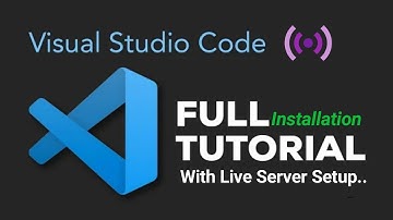 How to Download & Install VS Code with Live Server | Full Setup Guide for Beginners (2025)