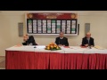 Tunisia VB Federation President Feras Elfelah speaking ahead of the club Champs