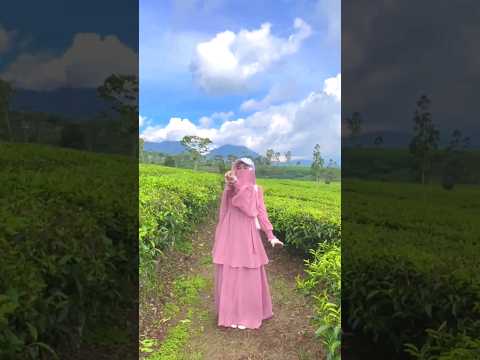 ketika ukhti cadar main di kebun teh #ukhtibercadarcantik #ukthicadar #ukhti