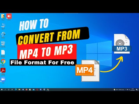 How to Convert from MP4 To MP3 File Format For Free