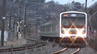 【走行中に幕回る】E501系K754編成（521M いわき行き）植田ー泉間を通過