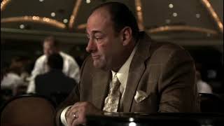 Sopranos S06E18-2 After the Car Smash Tony Chills in Vegas
