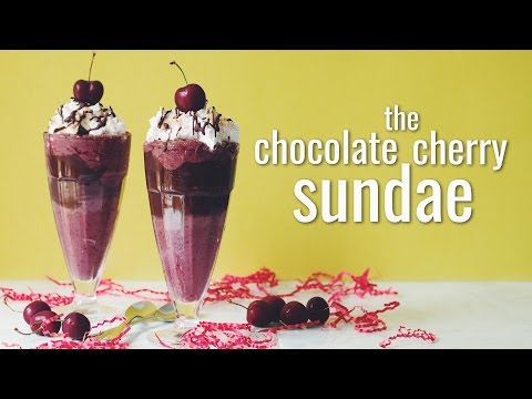 the chocolate cherry sundae | hot for food