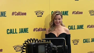 Elizabeth Banks arriving looking stylish at the “Call Jane” at the premiere