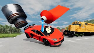 Склеили Ламбу Суперклеем! Как Её Разбить? Крушения Машин В Игре Beamng Drive. Гоша И Чич.