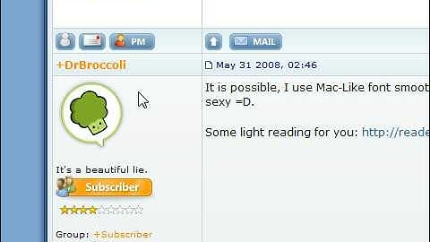 Mac-Style Font Smoothing in Windows