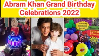 Shahrukh Khan Son Abram Khan Birthday Party||Abram birthday celebration||shahrukh khan son||