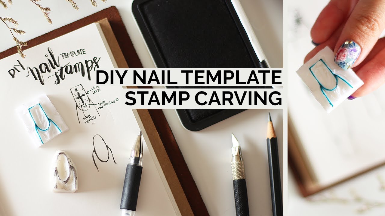 nail design stamp template