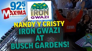 Nandy y Cristy Ride Iron Gwazi At Busch Gardens!