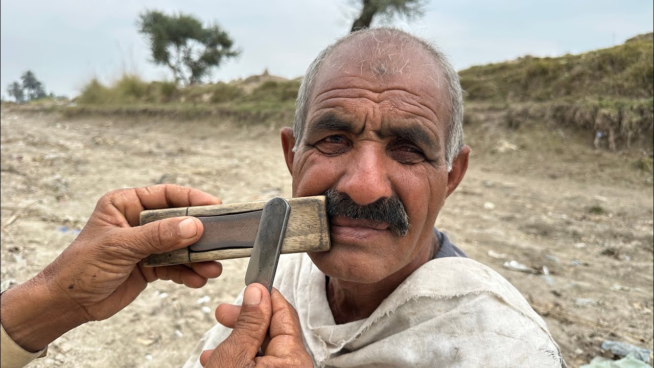 50 years Old ASMR Fast Shaving With Barber Old [ASMR SHAMS]