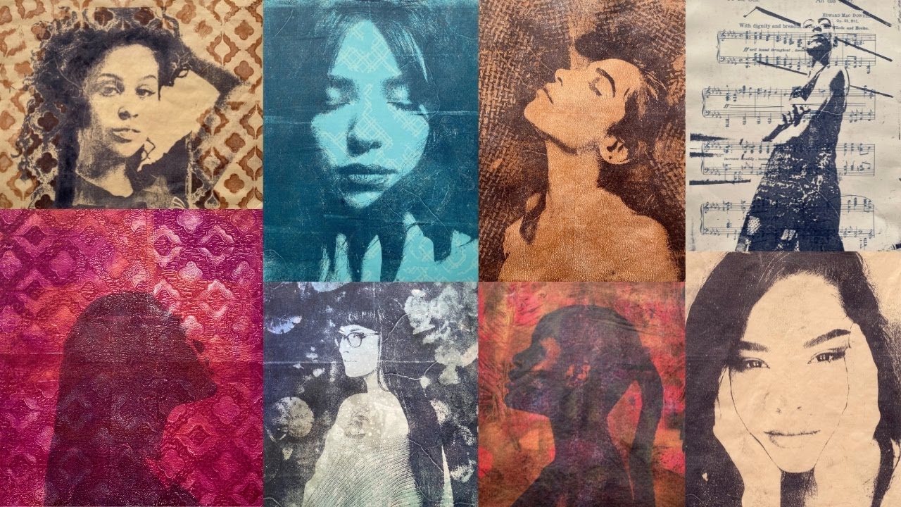 Introduction to Image Transfers Using Gelli Printing Techniques YouTube