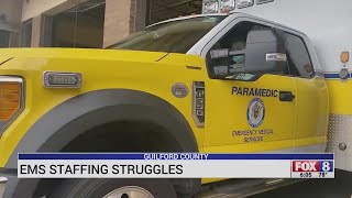 Guilford County EMS crews continue to struggle to keep up with call volumes
