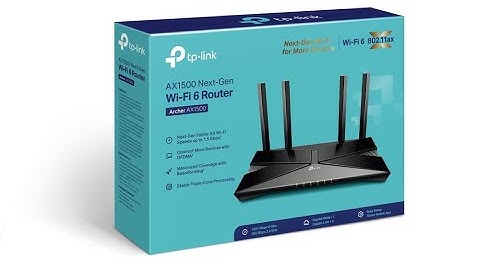 BAINZ TP-Link AX1500 Setup Video