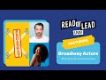 Read to lead live with broadway actors brian dillon and celina nightengale