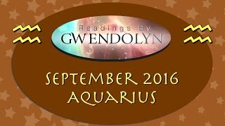 Aquarius September 2016 Tarotscope