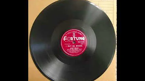 Jimmy Milner and his Blue Ribbon Band:  I May Be Wrong (78rpm dub)