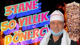 DÖNER -3 TANE 50 YILLIK ANKARA DÖNERCİSİ -GERÇEK KIYMASIZ ANKARA DÖNERİ - TURKISH DONER KEBAB