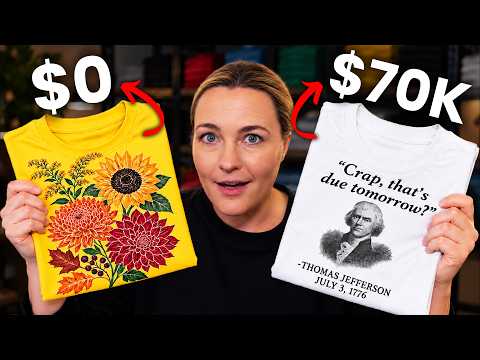 I’ve Designed 10,000+ T-Shirts, Here’s What Actually Sells