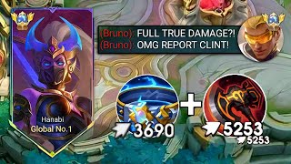 GLOBAL HANABI BROKEN BUILD FULL TRUE DAMAGE HACK FOR 2024🔥 PERFECT LATE GAME BUILD! ( 101% BROKEN )