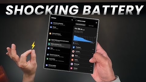 Samsung Galaxy Z Fold 7 - Battery Life Reality!
