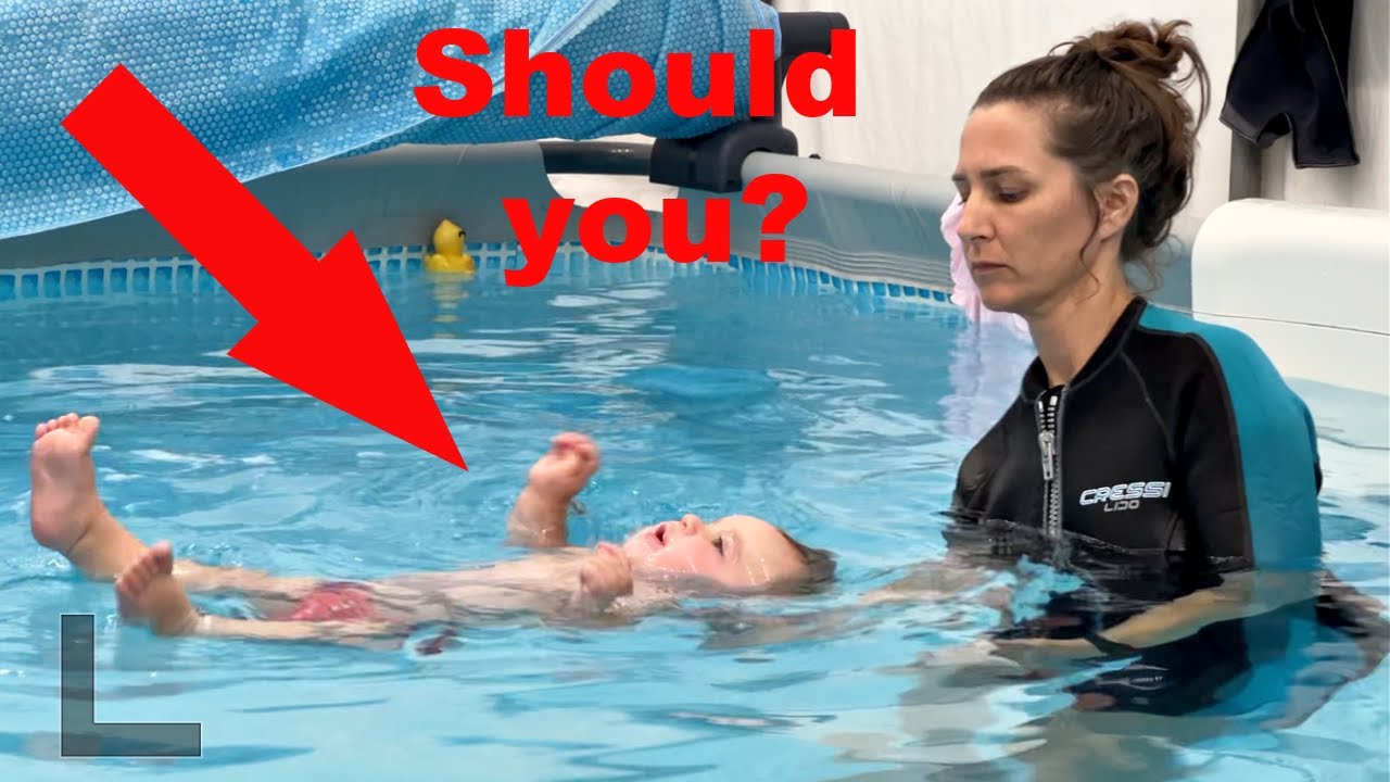 Should you send your BABY to Infant swim class? (first time in pool