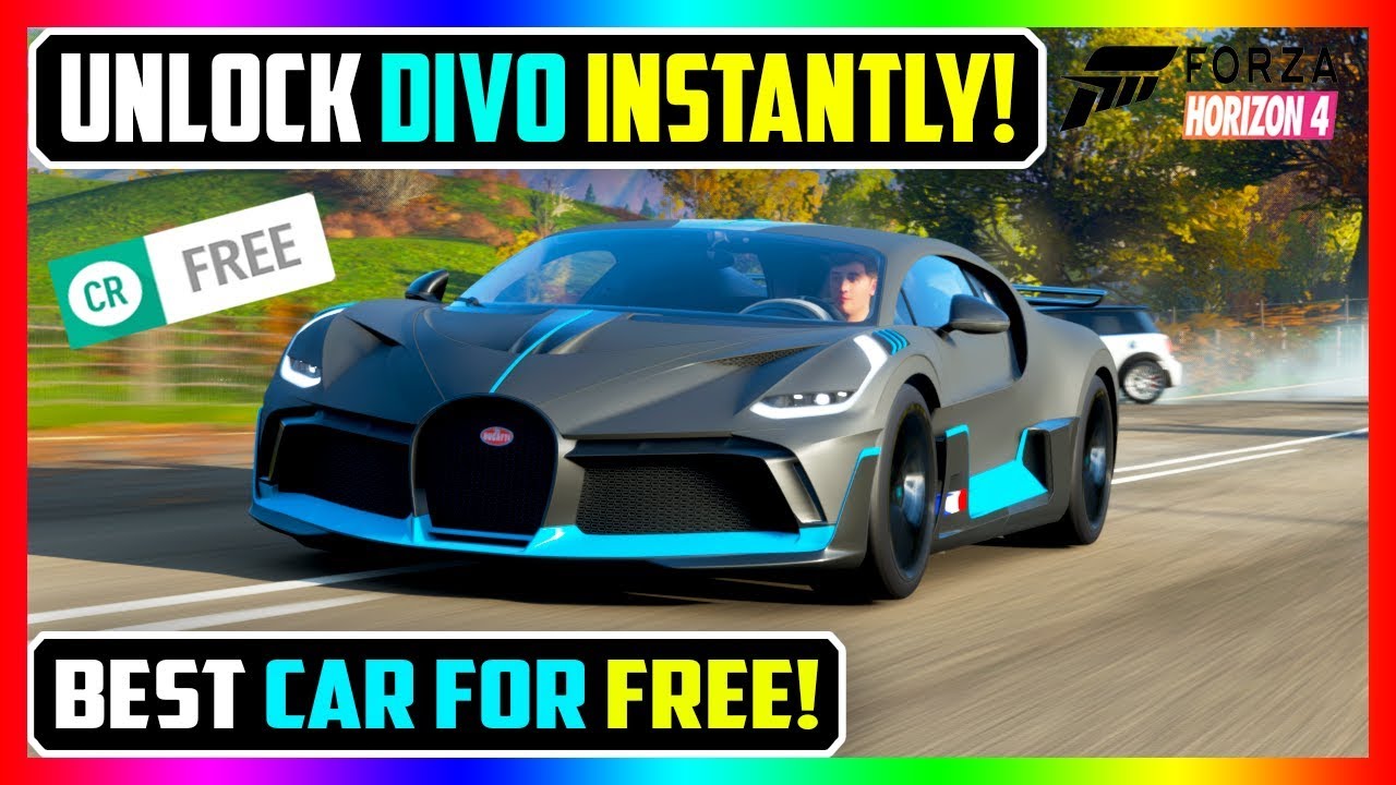 Forza Horizon 4 How To Get Bugatti Divo