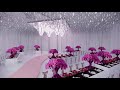 3D Wedding Decoration  Hilton Dubai