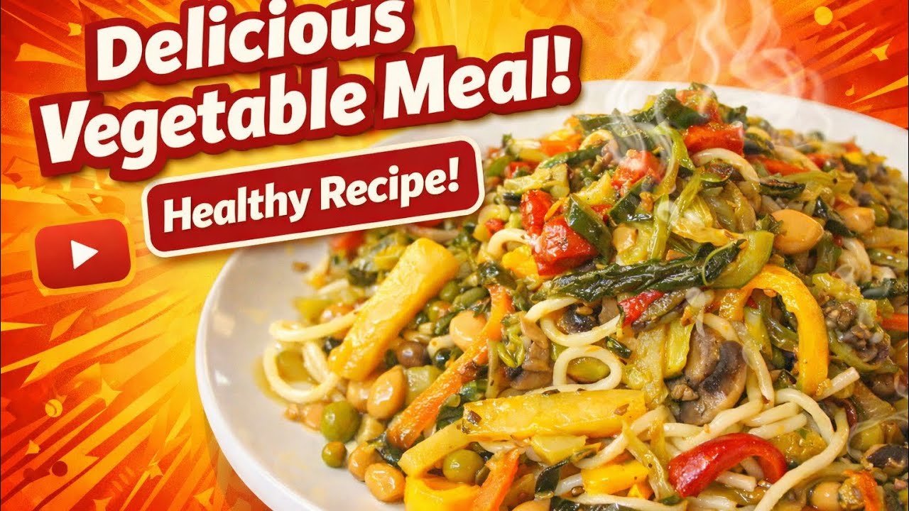 با چند نوع سبزیجات این نوع بپزید 😋