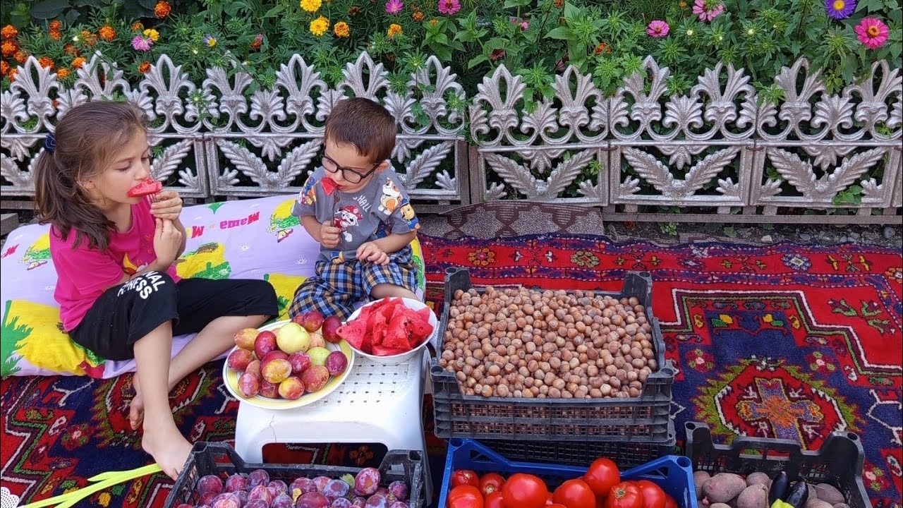 Mənim bağım və bostanım(Мой сад и огород)