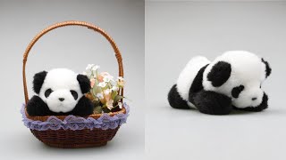 Small Plush Panda Stuffed Animal