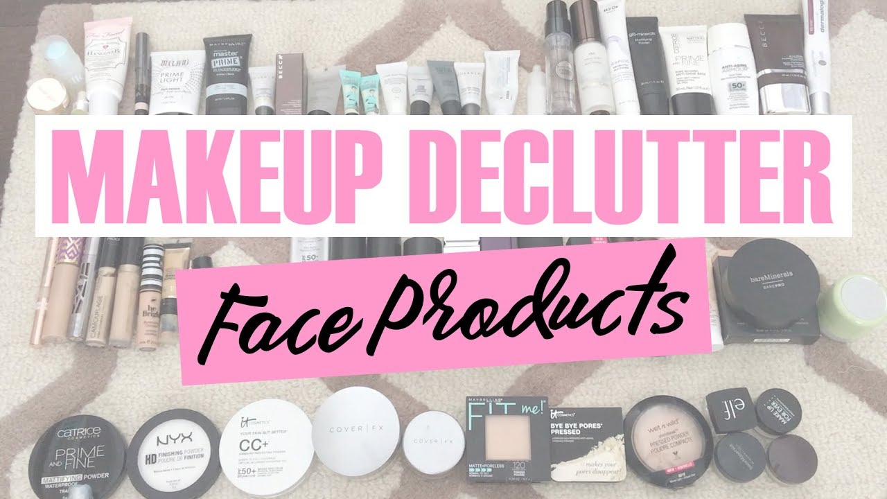 Makeup Collection & Declutter Week 2018: Foundation, Primer & Concealer