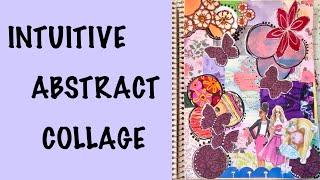 Glue Book Collage Art with Mystery Papers: Scrap Idea