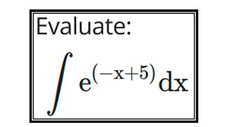 Indefinite Integral Involving a Basic Linear Function - Question 7