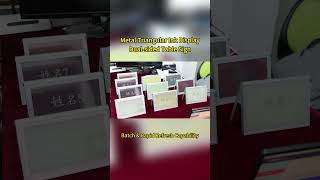 Triangular Ink Display Table Sign