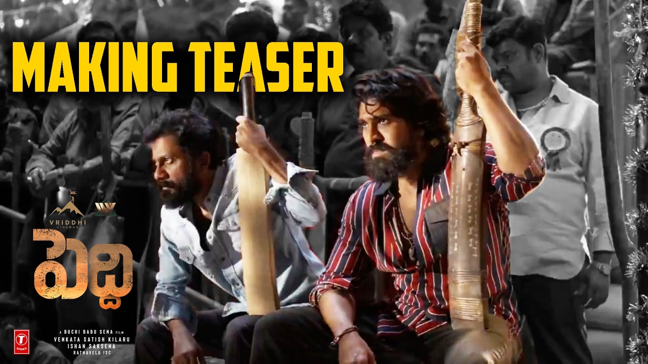 Peddi Making Teaser | Buchibabu Sana | Ram Charan | AR Rahaman | Janhvi Kapoor