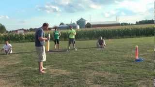 Greg Redneck Olympics Dizzy Bat for the Gold!!