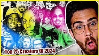 The 25 Most Influential Creators of 2024 | HasanAbi Reacts