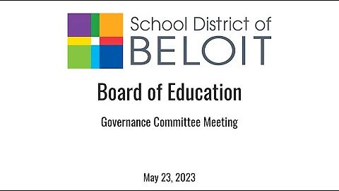 SDB - Governance Committee Meeting  - May 23, 2023