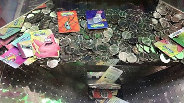 Main Event Arcade - Spongebob Coin Pusher Part 3 & Summary - New Cards