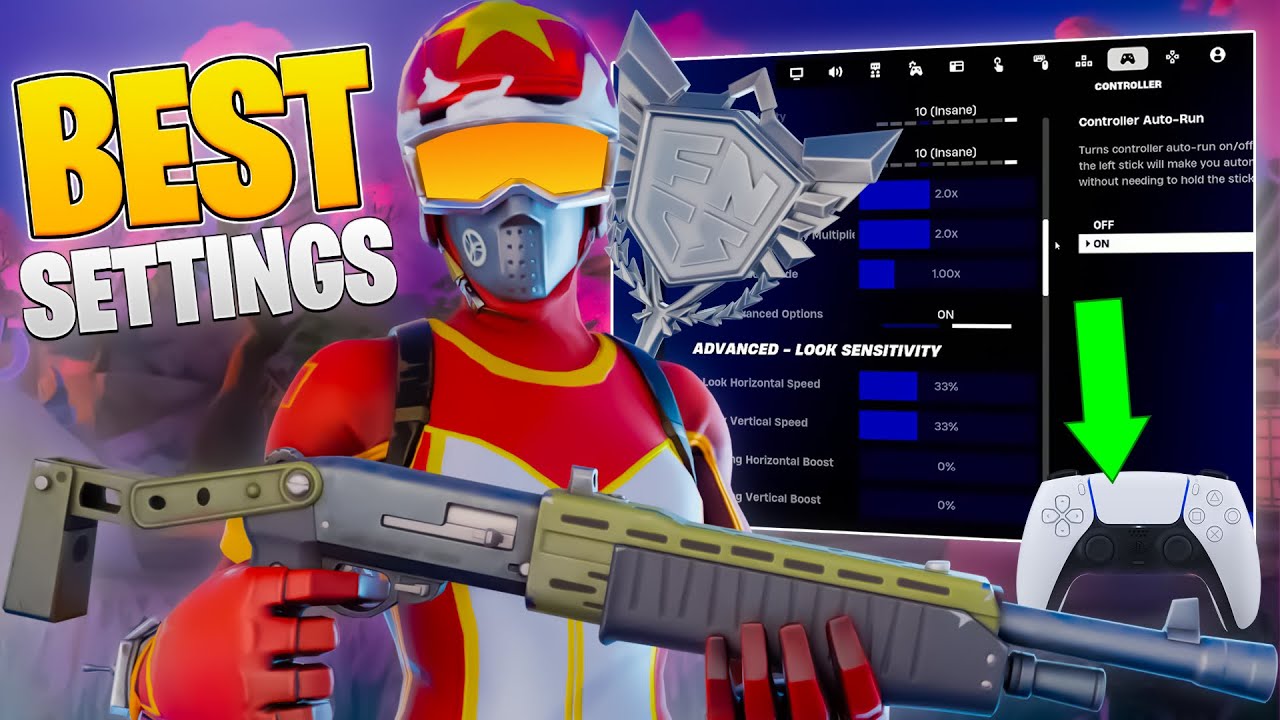 *NEW* BEST Controller Settings for AIMBOT + MAX EDIT SPEED 🎮 🎯 (PS4/PS5 ...