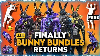 New Bunny Bundle Events in Free Fire🥵🥳| Old X New Bunny Bundle Ringevent🥵😱| New Event In free fire🥵🤔