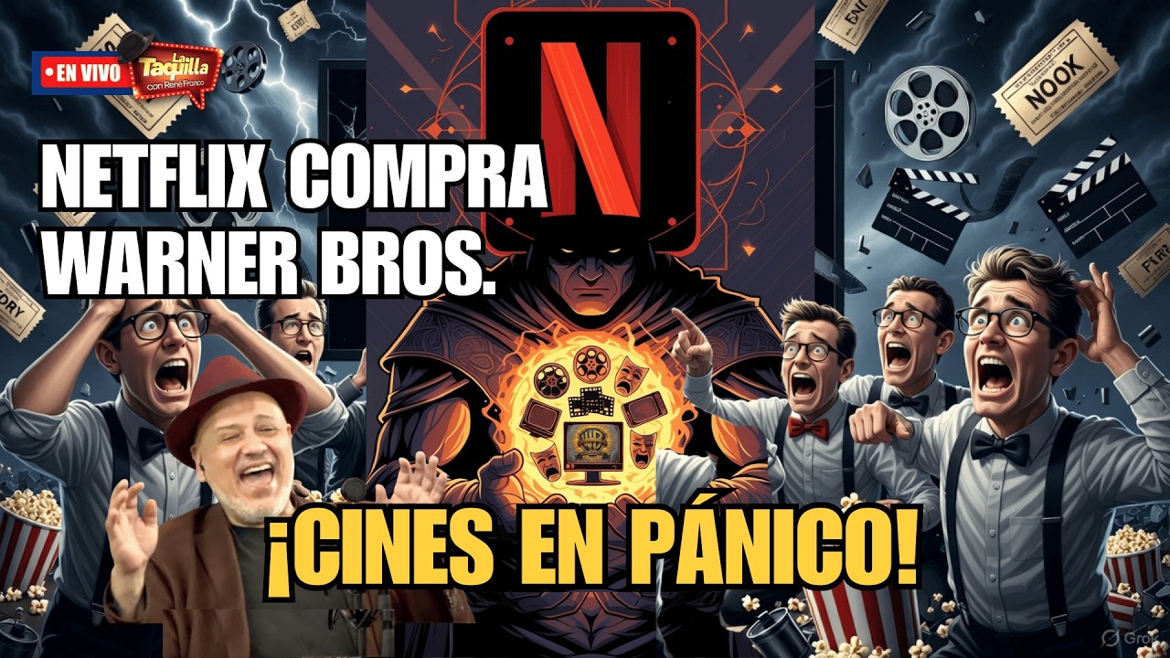 Netflix compra Warner Bros, ¡cines en pánico! | La Taquilla | Rene Franco