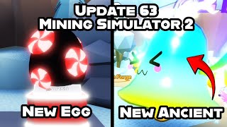 🔔 UPDATE 63 IS HERE   NEW ANCIENT SHOWCASE IN MINING SIMULATOR 2 (MS2)