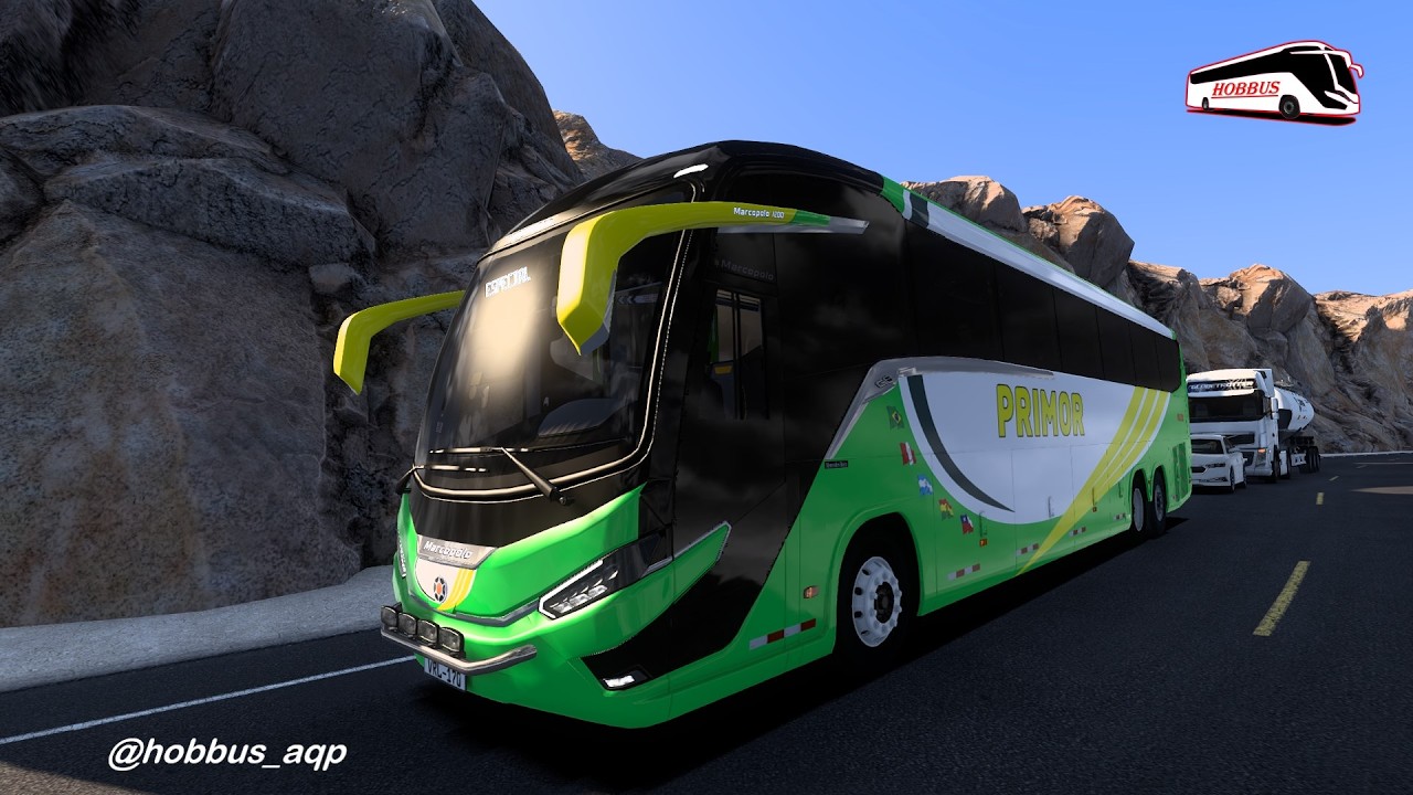 Primor | Marcopolo G8 Paradiso 1200 | Map Perú Simulador | Arequipa - Alto Siguas