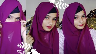Simple & Easy Hijab Tutorial Everyday Hijab Style Full Coverage Sadiya Mimi